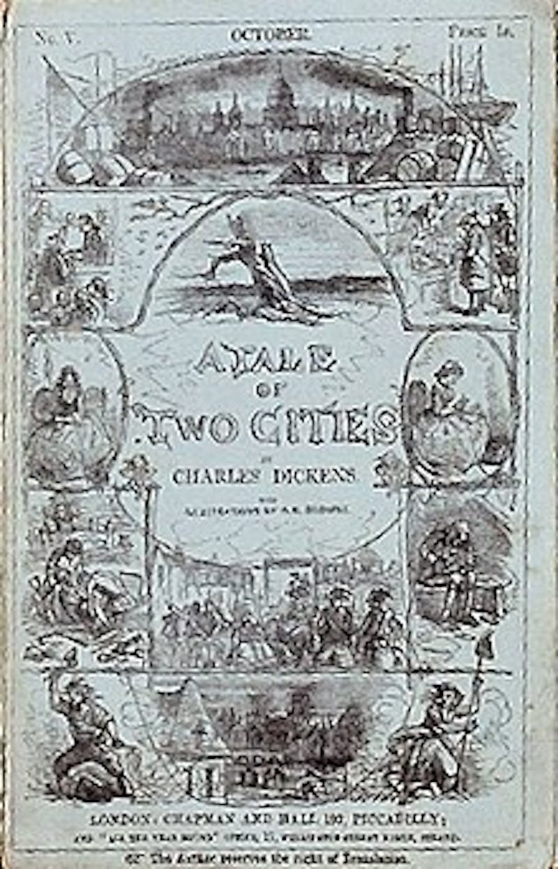 A Tale of Two Cities, Charles Dickens book cover